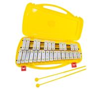 Professional Glockenspiel Perfectly With 27 Note Xylophone For Adult Preschool Beginners Percussion Instruments (Color : Silver)