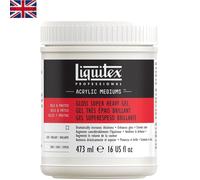 Liquitex 7416 Professional Gloss Super Heavy Gel Medium, 473 ml , White