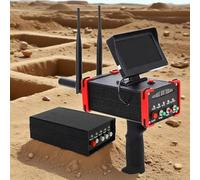Professional Gold Metal Detector, 52.5ft Depth 324.8ft Range Pinpointer, HD Screen for Underground Treasure Finding