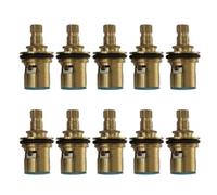 Professional Gold Tap Cartridges with Easy Distinction Designs Bathroom Tap Repair Upgrades for Hot & Cold Water Mixer