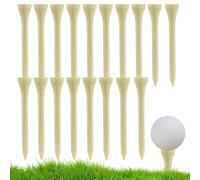 Professional Golf Tees, 100 Pieces Golf Tees, Tees with Various Sizes, Bulk Bamboo Reduce Side and Friction, Golf Supplies