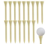 Professional Golf Tees | 100 Pieces of Bamboo Golf Tees,Tees with Various Sizes, Bulk Bamboo Reduce Side and Friction, Golf Supplies