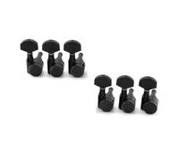 Professional Grade 15:1 Gear Ratio Fully Sealed Tuning Pegs Black For SQ ST Tele Guitars Guitar Tuning Peg Set