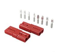 Professional Grade 175 Amp Battery Terminals Designed for Safe Heavy Duty Applications (red)