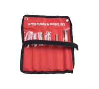 Professional Grade 6pcs Cylindrical Punch Chisel Set for Accurate Marking