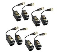 Professional Grade BNC to Cat6 Converter Supports 8MP CVBS with Anti-Interference CVBS Balun Disseminator