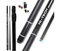Professional-Grade Carbon Fiber Pool Cue - 12.4mm Head, 147cm, 19-20 oz - Ideal for Both Pro & Amateur Pool Enthusiasts