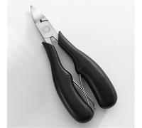 Professional Grade Concave Stainless Steel Nail Clippers for Thick Nails and Ingrown Toenails Sharp Curved Blade for Easy Trimmi,D80,Black,2pcs