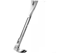 Professional Grade Dual Head Nail Puller And Pry Bar Constructed From Robust For Crv Steel Featuring Flat Ends For Lifting Plus V Groove For Nail Removal In Home Projects(10)