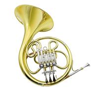 Professional-grade French Horn Brass Horn, B-flat Three-key Single-row French Horn