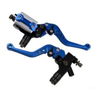 Professional Grade Motorcycle Hydraulic Brake Pump and Clutch System Enhanced Durability & Style (Blue)