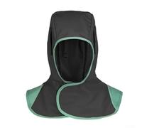Professional Grade Protective Welding Hood with Breathable Mesh and Washable Flame Resistant Fabric (Black)