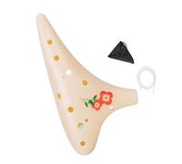 Professional-Grade Resin Ocarina: 12 Holes, Clear Tones for Students & Live Light Weight Portables Travel Ocarina Resin Woodwind Instrument Kids Safe Resin Musical Instrument Concert