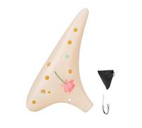 Professional-Grade Resin Ocarina: 12 Holes Clear Tones For Students & Live Performances Kids Safe Resin Musical Instrument