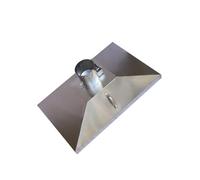 Professional-Grade Stainless Steel Fume Hood - High-Efficiency Exhaust for Welding, Laser Cutting & Dust Extraction, Easy to Install