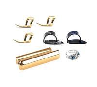 Professional Grade Stainless Steel Guitar Slide Rod Compatibility with Various String Instruments Metal Guitar Finger Slide Rings