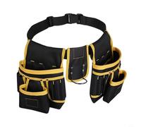 Professional Grade Tool Belt With 27 Pockets Including Dedicated Pouches For Common Trade Tools And Accessories