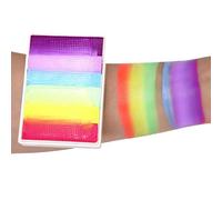 Professional Grade Water Based Face Body Paint Split Cakes Palette Safe Makeup for Halloween Cosplay Costume Party Festival Artists Adult 50g 5 Color Options (23)