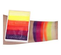 Professional Grade Water Based Face Body Paint Split Cakes Palette Safe Makeup for Halloween Cosplay Costume Party Festival Artists Adult 50g 5 Color Options (26)