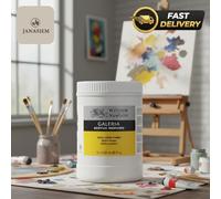 Professional Grade White Gesso Primer 1L - Enhance Your Art with Quick Adherence