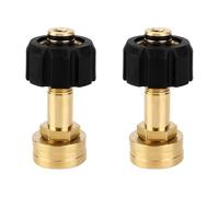 Professional Grades Copper Quick Releases Adapter for Pressure Washers 3/4In Female to M22-14mm Hose Connectors Set Resistant Copper Hose Adapter