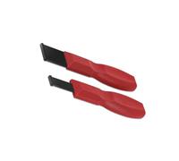 Professional Grades Hard Metal Scrapers Tool Double Size 1-1/4" & 5/8" for Stubborn Adhesive Removal On Metal Surfaces Surfaces Scrapers Tool