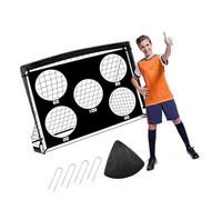 Professional Grades Soccer Goal of Heavy Duty 420D Fabric 2 in 1 Versatility Quick Setup for Clubs Stable with Stakes