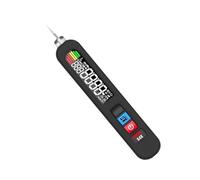Professional Grades Voltages Tester Pen with Bright LED Light and Accuracy LCD Display for Electrical Circuit Analysis LCD Environmental Temperature Tester