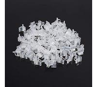 Professional Grafting Clips 100PCS Transparent Plastic Plant Grafting Clips for Tomato Eggplant Cucumber Watermelon Seedlings 2.0 4.5mm High Survival Rate Grafting Tools for