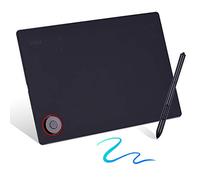 Professional Graphics Drawing Tablet Writing Board with Controller Knob 8192 LeveBattery-Free Stylus/8pcs Nibs/Pen Clip/OTG Adapter/Pen Bag Support PC/Laptop/Smartphone Connection Compatible with