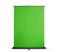Professional Green Screen, Extendable Chroma Key Background, Resistant Fabric Quick Setup Live Streaming Background, Portable Video Conference Green Backdrop (150 x 200 cm)