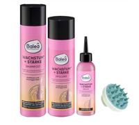 Professional Growth & Strength Set: Serum 50 ml + Shampoo 250 ml + Conditioner Strength 200 ml + Scalp Massage Brush