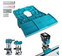 Professional Guide Rail Adapter for Makita DRT50 / RT0700C / RT0702C / RT0700 for Makita / Bosch / Festool / Mafell Guide Rail Router Edge Milling Adapter