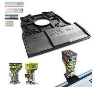 Professional Guide Rail Adapter for Ryobi R18TR / RTR18 / P601 ONE+ for Makita/Bosch/Festool Guide Rail Router Edge Milling Adapter
