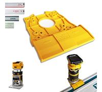 Professional Guide Rail Adaptor for Dewalt DCW600 / DCW604 / DCW604NT / D26200 for Makita/Bosch/Festool/Mafell Guide Rail Router Edge Milling Adapter