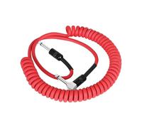 Professional Guitar Bass Anti Noise Sounds Cable Curly Instrument Connector for Clear Signals Transmission Colorful Guitar Instrument