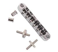 Professional Guitar Bridge 1 Set Silver Metal Guitar Bridge To Replace A Tired Old Bridge Accessories For Jazz Guitar Guitar Bridge