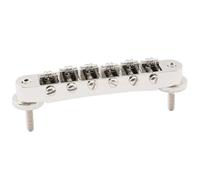Professional Guitar Bridge 10.4mm Roller Saddle Bridge With Post For LP Electric Guitar(Nickel)