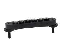 Professional Guitar Bridge 10.4mm Roller Saddle Bridge With Post For LP Electric Guitar Replacement Parts(Black)