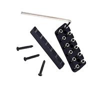 Professional Guitar Bridge 6/7 String Headless Guitar Bridge And Slotted Bone Nut Set With Wrench For Guitar Parts Guitar Bridge (Color : 6 String)