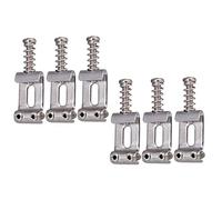 Professional Guitar Bridge 6 Pcs Alloy Guitar Saddles Suitable For The Tremolo Bridge Easy To Install Guitar Bridge
