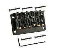Professional Guitar Bridge 6 String 78MM Roller Saddle Hardtail Bridge For Electric Guitar Zinc Alloy Top-Loading Saddle Parts Guitar Bridge (Color : 01)
