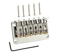 Professional Guitar Bridge 6 String Electric Guitar Hardtail Fixed Bridge String BridgeTailpiece 78Mm For Guitar Replacement Guitar Bridge (Color : 02)