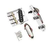 Professional Guitar Bridge Guitar Neck Pickup With Bridge Line Plate Set For For Tele Electric Guitar Offer Perfect Tone Guitar Bridge