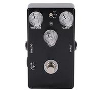 Professional Guitar Effect Pedal True Bypass Distortion with Classic Rat Big Boost Turbo Rat Modes for Electric Guitar Players Black Metal