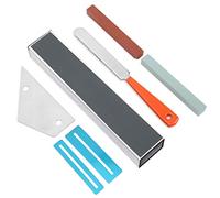 Professional Guitar Luthier Tool Set, Stainless Steel Guitar Fret Coronation File, Grindstone, Fingerboard Protection, Guitar Fret, Rocker Accessories for Guitar, Bass, Mandolin, Ukulele