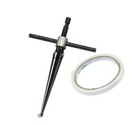 Professional Guitar Making Tools Guitar Bridge Pin Hole Handheld Hole Enlarging Tool T Steel Handle Tapered(G2501A)
