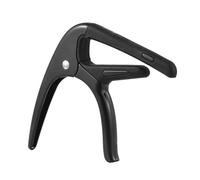 Professional Guitar Making Tools Zinc Alloy Guitar Capo Professional Tone Changer With Pick(Black)