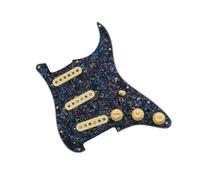 Professional Guitar Pickguard Pickup Suitable For Beginners The SSS Ainico 5 Single Coil Guitar Features A Pickguard And 7 Position Pickup(Multicolor)