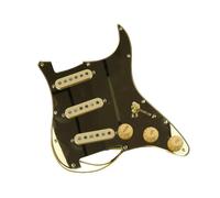 Professional Guitar Pickguard Pickup Suitable For Beginners The SSS Ainico 5 Single Coil Guitar Features A Pickguard And 7 Position Pickup(Golden)